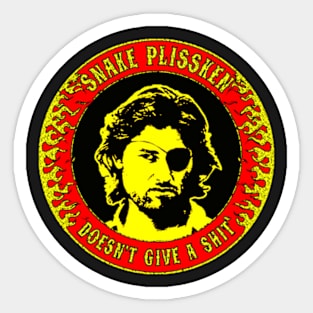 Snake Plissken (doesn't give a shit) Colour 2 Sticker